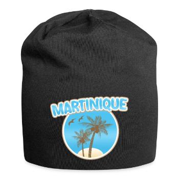 Plage de la Martinique - Bonnet en jersey - noir - Devant