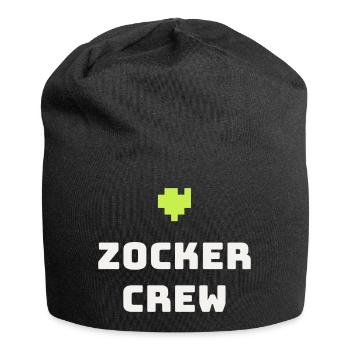 Gamer Crew Gaming Gamer Pixel Console Gift - Jersey Beanie - black - Front