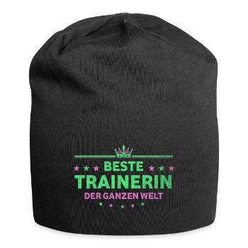 BESTE TRAINERIN COACH BERATERIN - Jersey-Beanie - Schwarz - Vorne