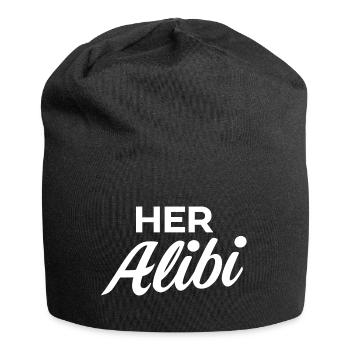 Her Alibi - Jersey Beanie - black - Front