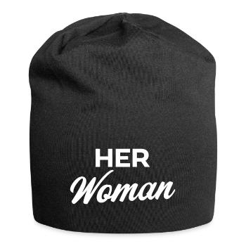 Her Woman - Jersey Beanie - black - Front
