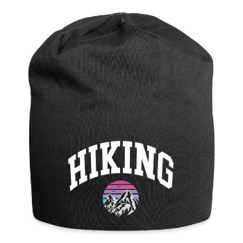Wandern - Jersey-Beanie - Schwarz - Vorne