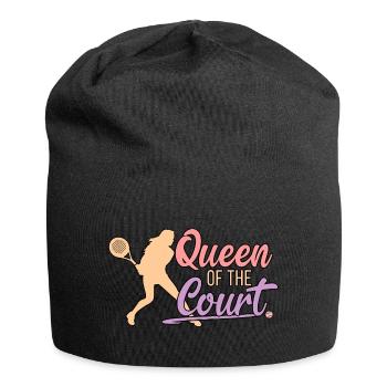 Queen of the Court - Jersey Beanie - black - Front