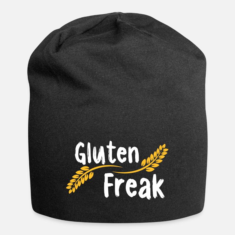 Gluten Freak - Jersey-Beanie - Schwarz