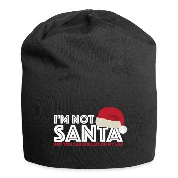 I am not Santa Claus | Christmas, Gift - Jersey Beanie - black - Front