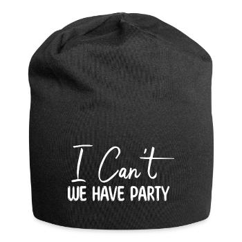 The beer I can't we have party Apéro - Jersey Beanie - black - Front