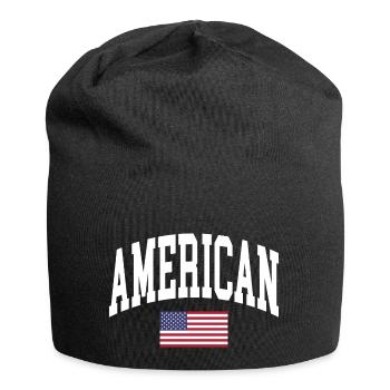 Américain - Bonnet en jersey - noir - Devant