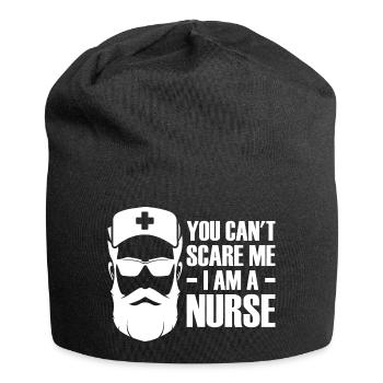 You Can't Scare Me I Am A Nurse - - Jersey-Beanie - Schwarz - Vorne