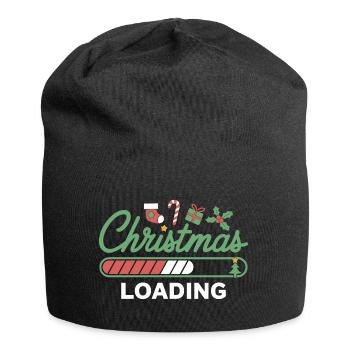 Noël Chargement Barre de chargement Noël - Bonnet en jersey - noir - Devant