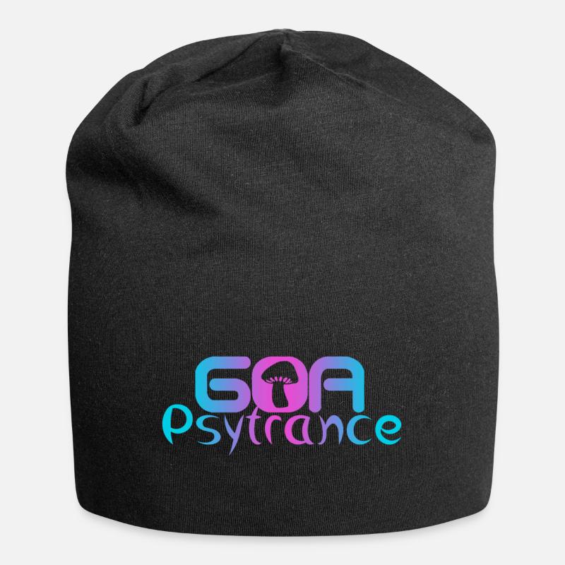 Goa Psytrance Psy - Bonnet en jersey - noir