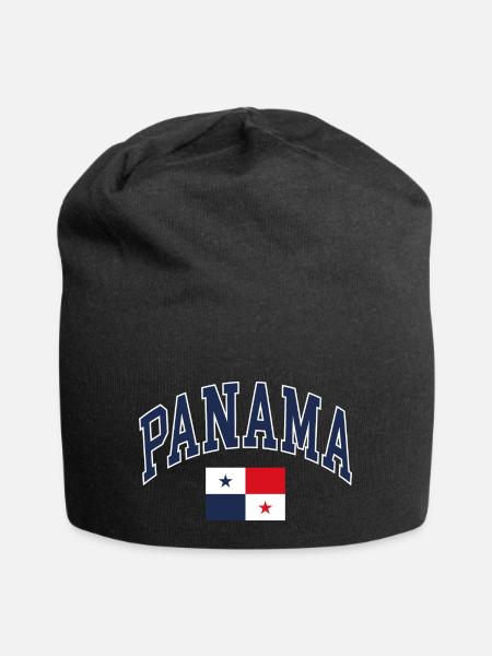 Panama - Jersey-Beanie - Schwarz