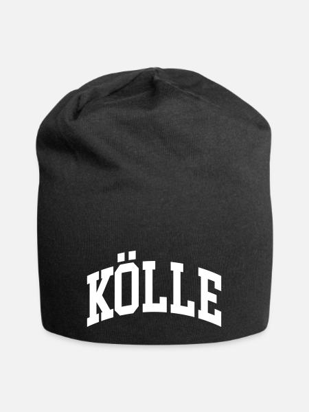 Kölle - Jersey-Beanie - Schwarz