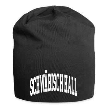 Schwäbisch Hall - Jersey-Beanie - Schwarz - Vorne