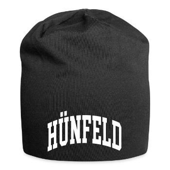 Hünfeld - Jersey-Beanie - Schwarz - Vorne