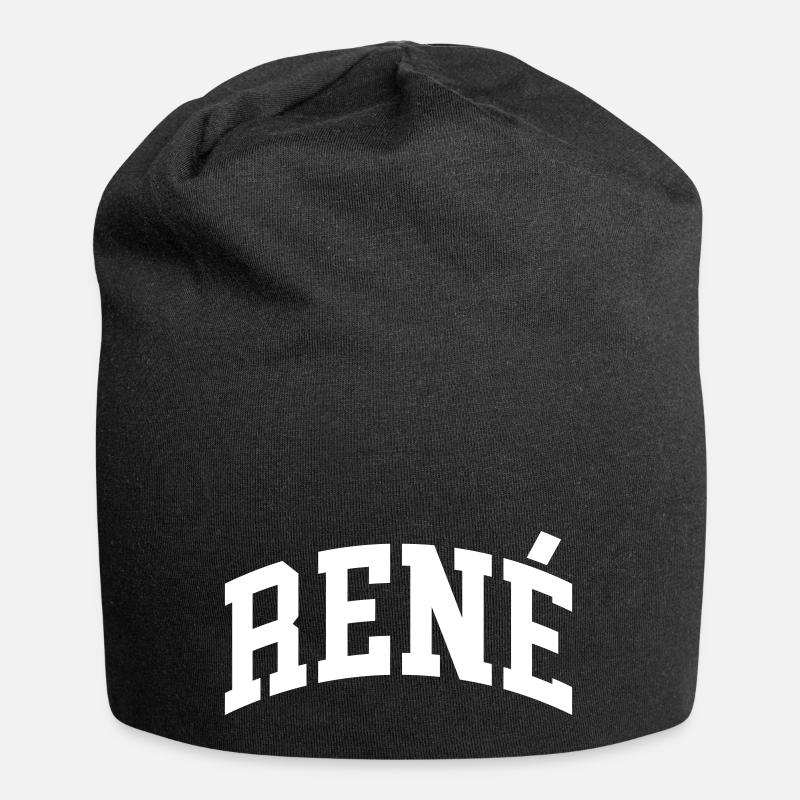 René - Bonnet en jersey - noir
