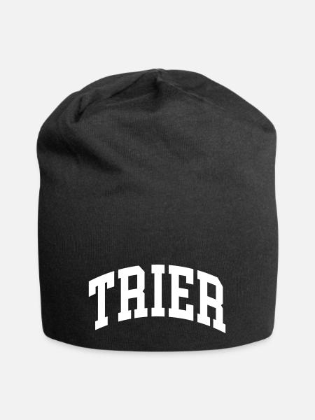 Trier - Jersey-Beanie - Schwarz