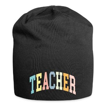 Teacher - Jersey-Beanie - Schwarz - Vorne