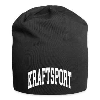 Kraftsport - Jersey-Beanie - Schwarz - Vorne