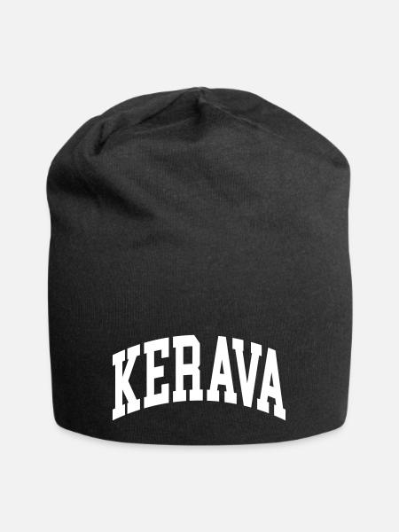 Kerava - Jersey-Beanie - Schwarz