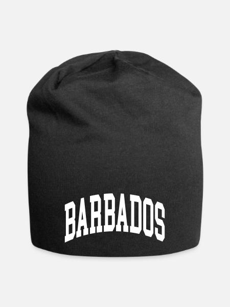 Barbados - Jersey-Beanie - Schwarz