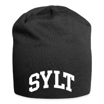 Sylt - Jersey-Beanie - Schwarz - Vorne