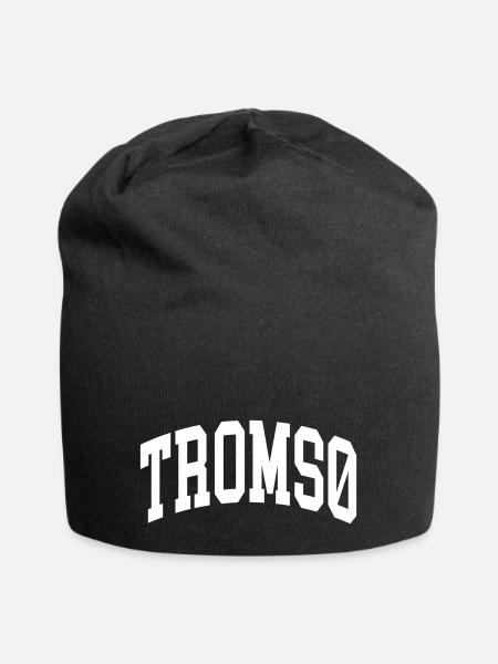 Tromsø - Jersey-Beanie - Schwarz