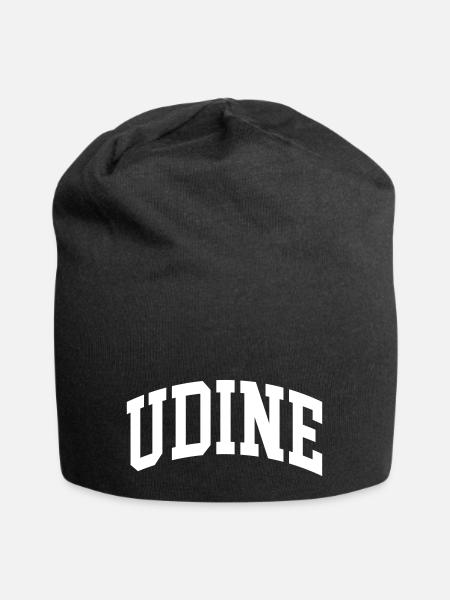 Udine - Jersey-Beanie - Schwarz