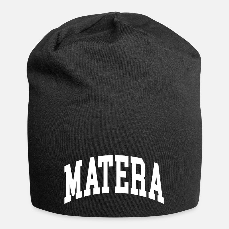 Matera - Bonnet en jersey - noir