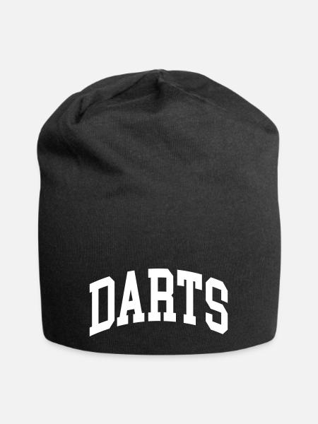 Darts - Jersey-Beanie - Schwarz