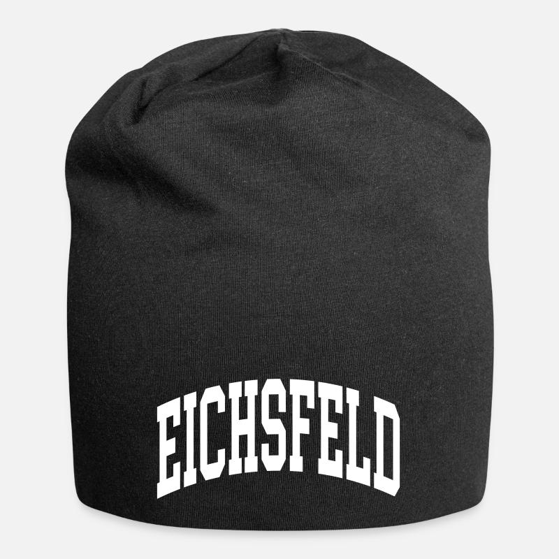 Eichsfeld - Jersey-Beanie - Schwarz