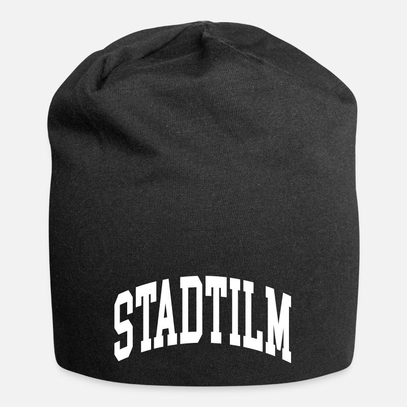 Stadtilm - Jersey-Beanie - Schwarz