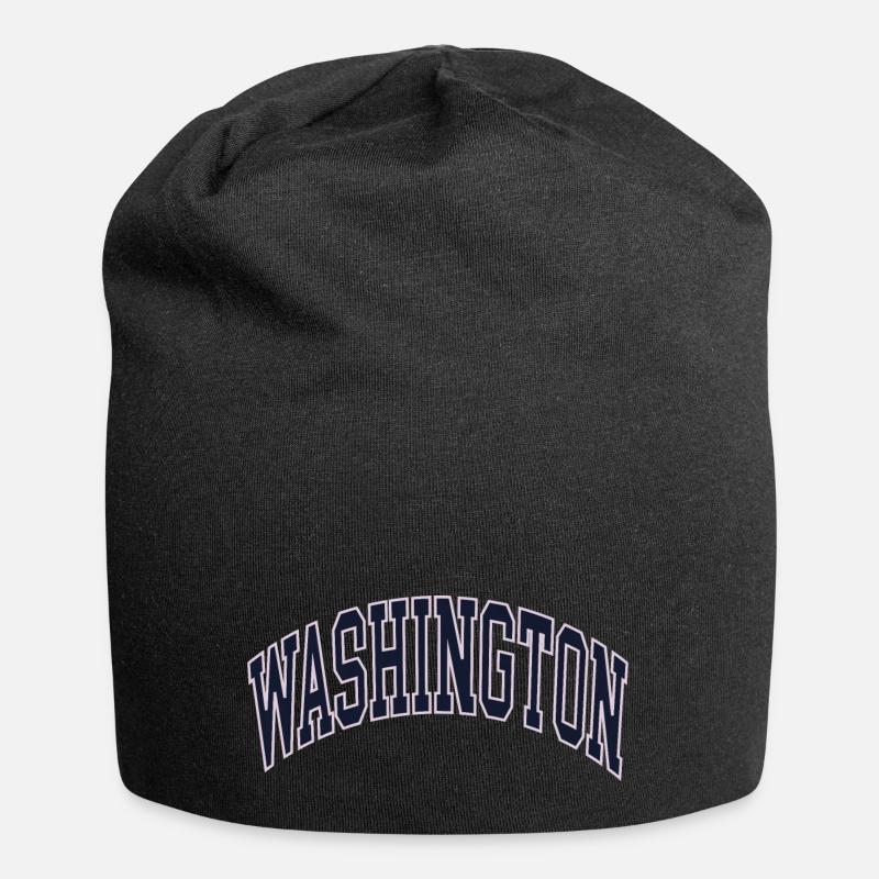 Washington - Bonnet en jersey - noir