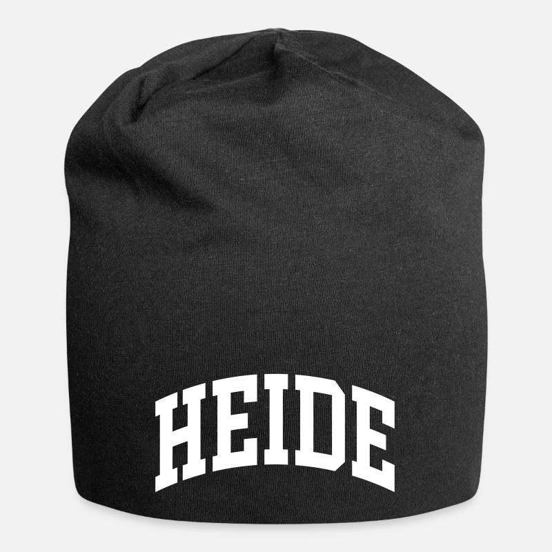 Heide - Jersey-Beanie - Schwarz