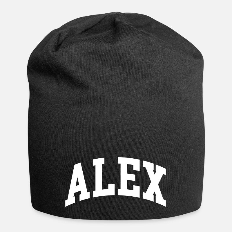 Alex - Jersey-Beanie - Schwarz