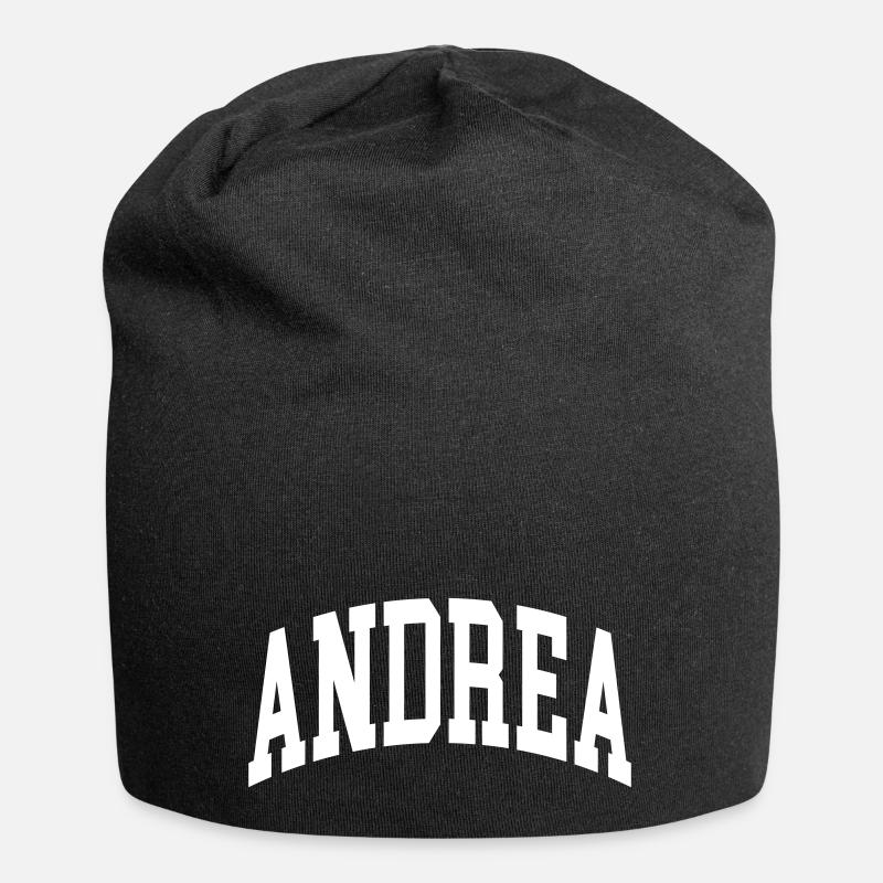 Andrea - Bonnet en jersey - noir
