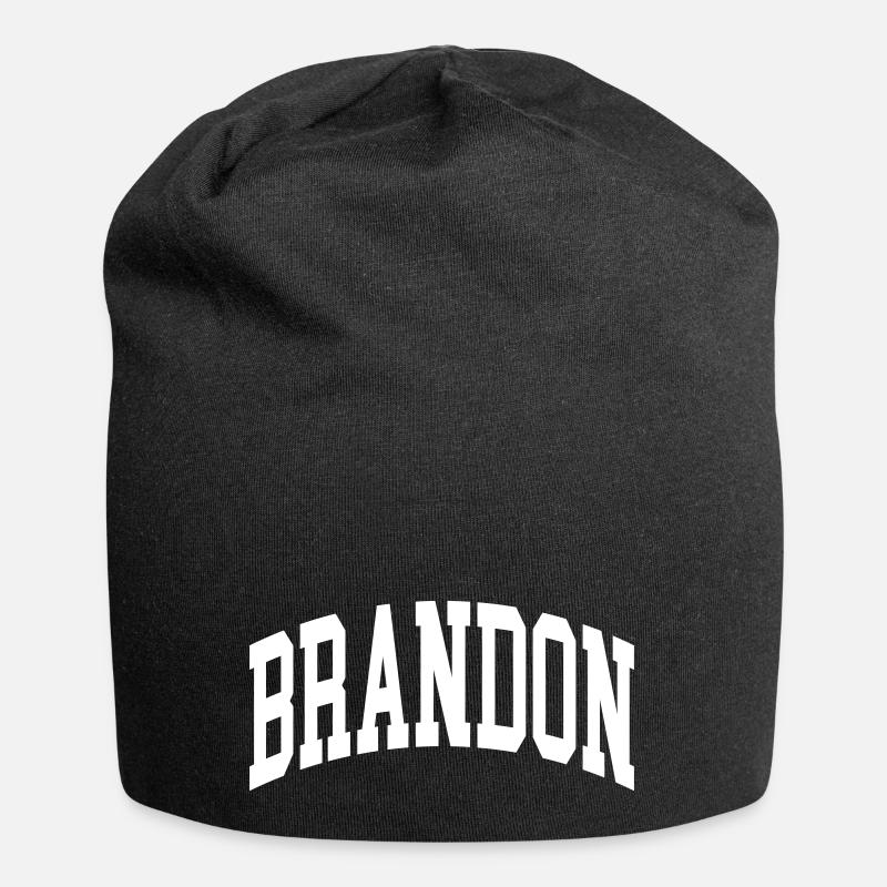 Brandon - Bonnet en jersey - noir