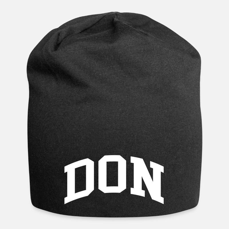 Don - Jersey-Beanie - Schwarz