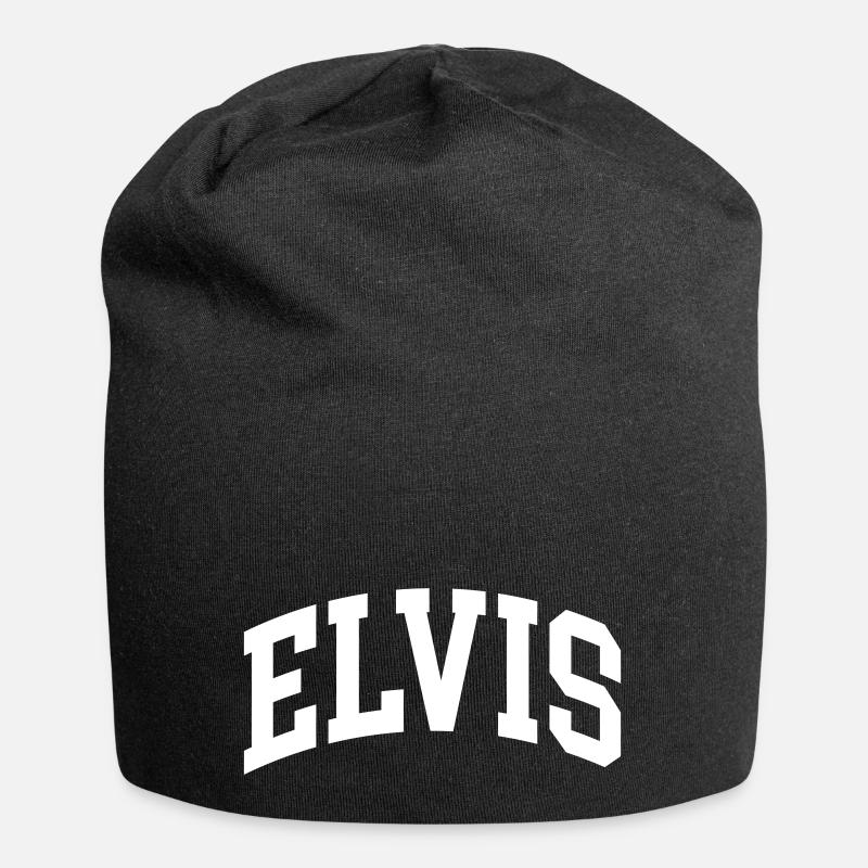 Elvis - Jersey-Beanie - Schwarz