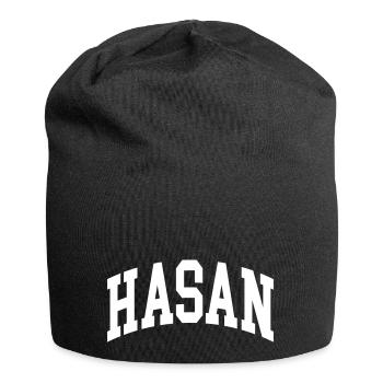 Hasan - Jersey Beanie - black - Front