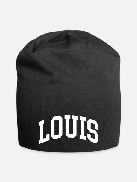 Louis - Jersey-Beanie - Schwarz