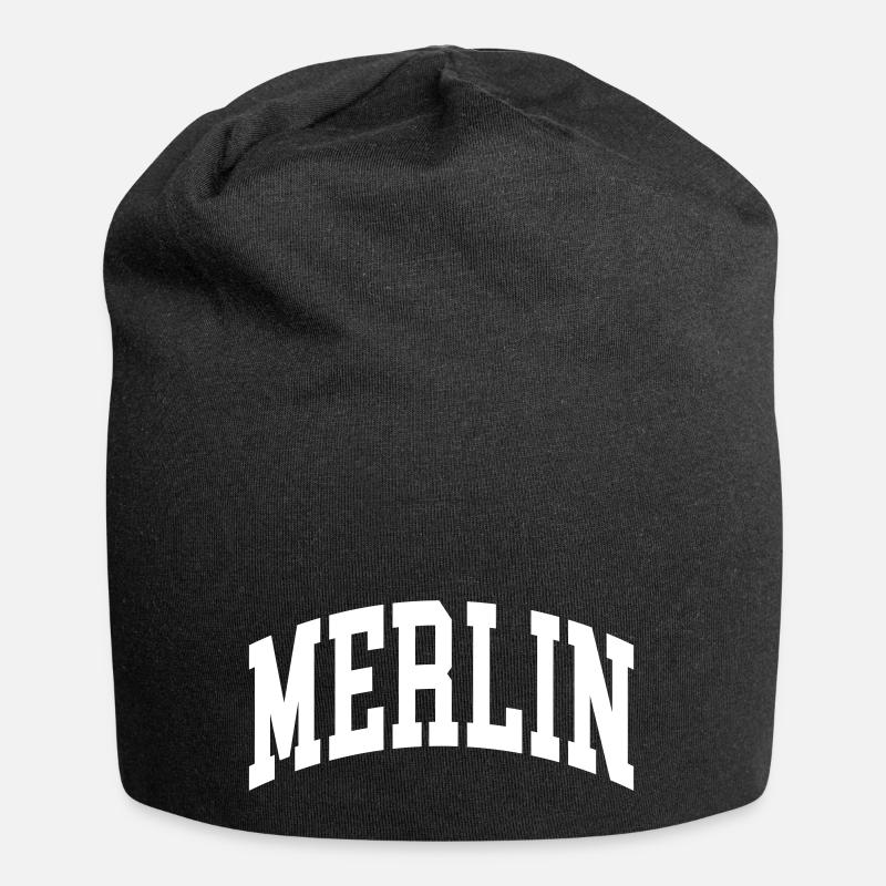 Faucon émerillon - Bonnet en jersey - noir