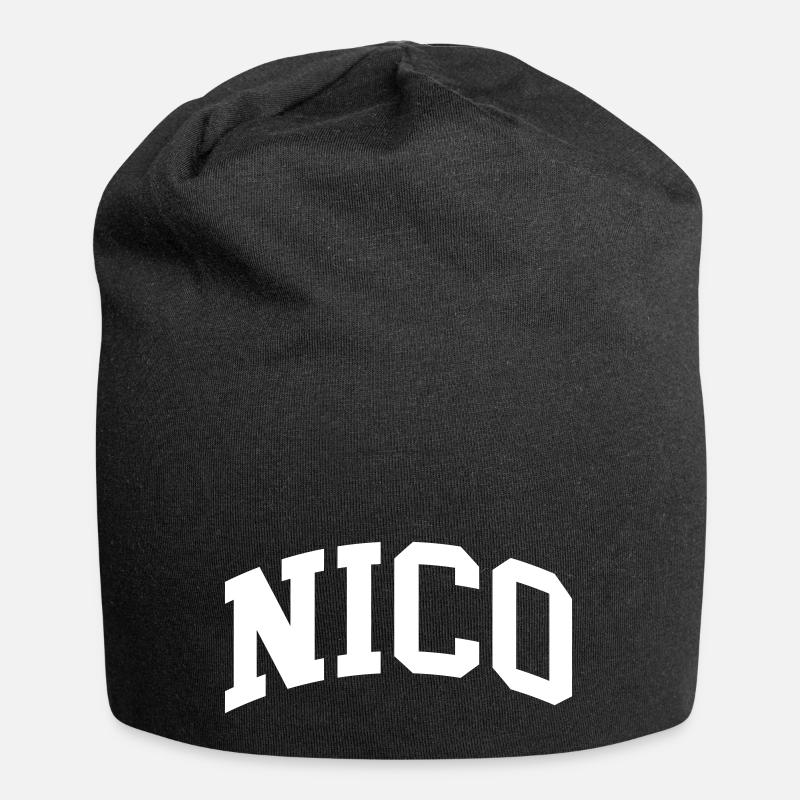 Nico - Bonnet en jersey - noir