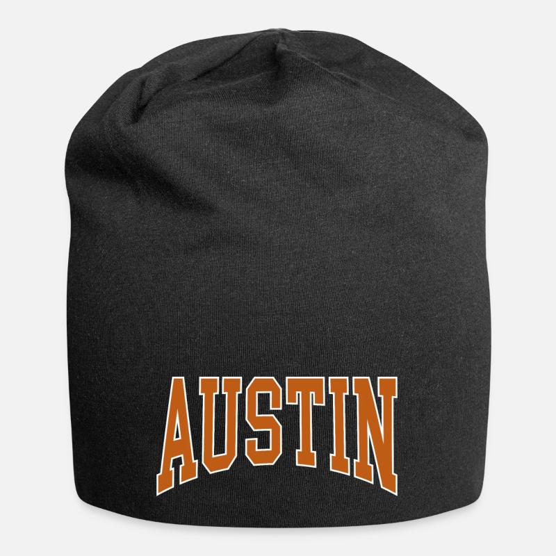 Austin - Bonnet en jersey - noir