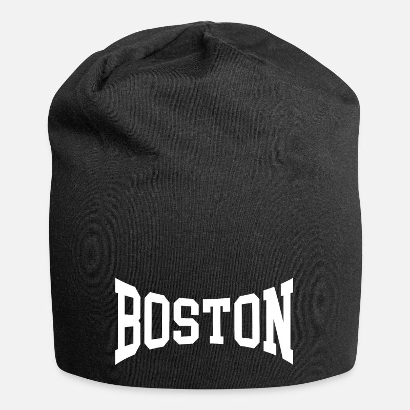 Boston - Bonnet en jersey - noir