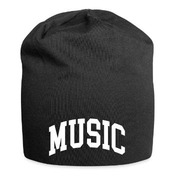 Music - Jersey-Beanie - Schwarz - Vorne