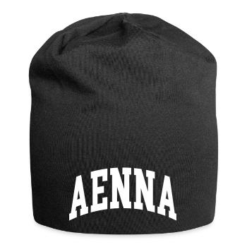 Aenna - Jersey-Beanie - Schwarz - Vorne