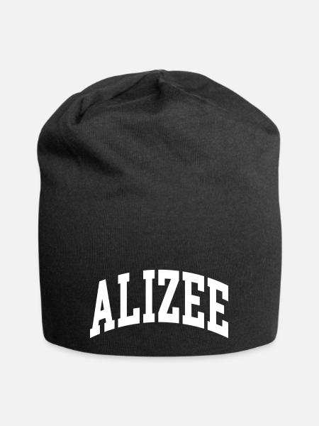 Alizee - Jersey-Beanie - Schwarz
