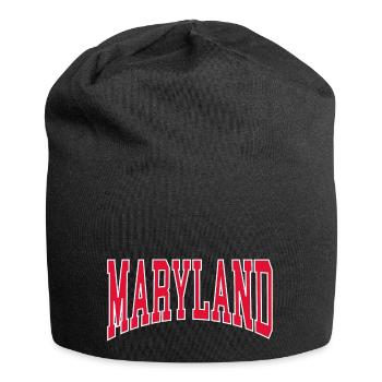 Maryland - Jersey-Beanie - Schwarz - Vorne