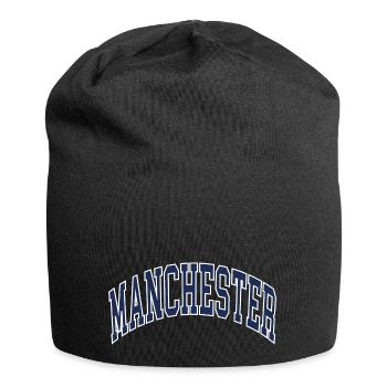 Manchester - Jersey-Beanie - Schwarz - Vorne
