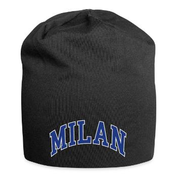 Milan - Jersey-Beanie - Schwarz - Vorne